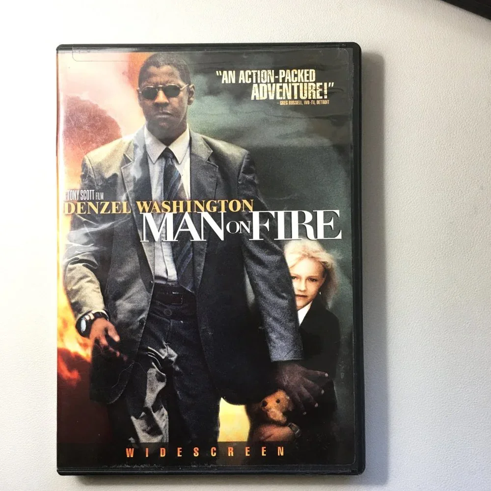 𝐃𝐞𝐧𝐳𝐞𝐥 𝐖𝐚𝐬𝐡𝐢𝐧𝐠𝐭𝐨𝐧 DVD Bundle 𝐌𝐀𝐍 𝐎𝐍 𝐅𝐈𝐑𝐄 & 𝐅𝐋𝐈𝐆𝐇𝐓 - Picture 2 of 10
